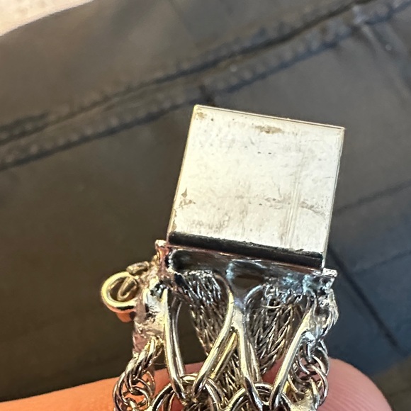 Vintage Sterling Braided Bracelet - Picture 6 of 8